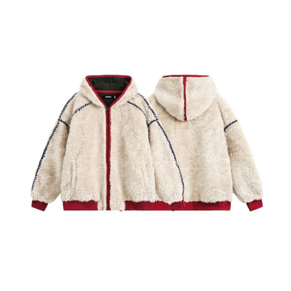 New Winter Velvet Cotton Clothes Lamb Wool Coat - Image 4