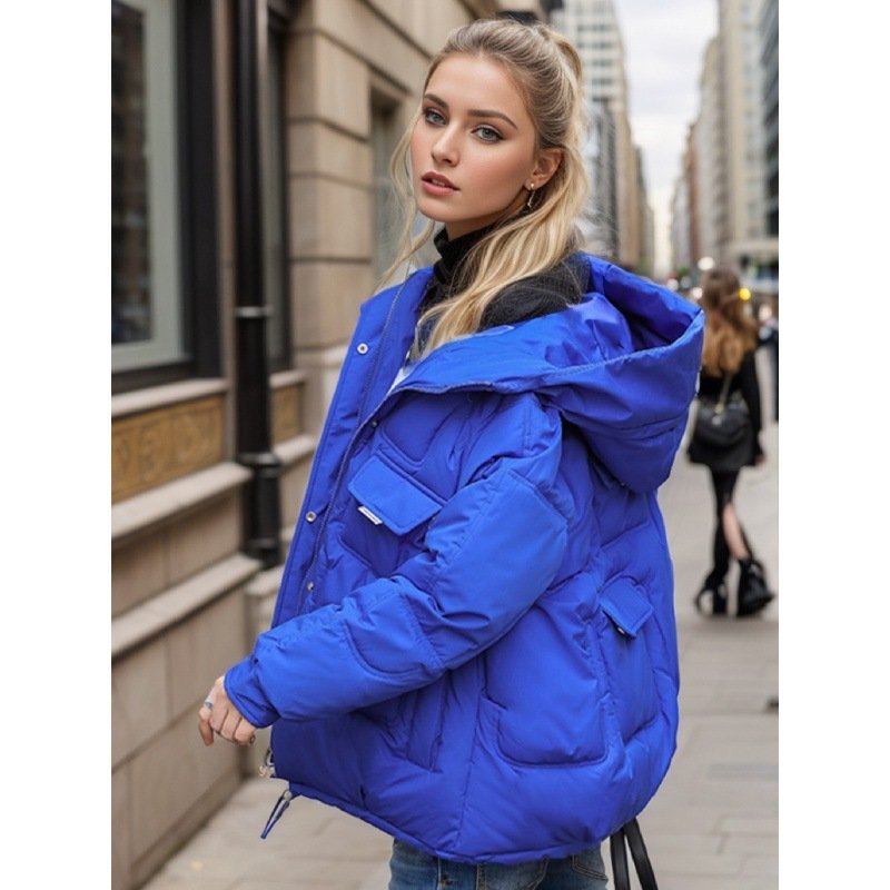 Hooded Down Cotton Clothes For Women - Image 2