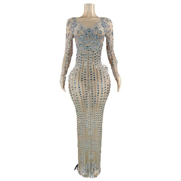 Shiny Diamond Sparkling Dress - Image 3