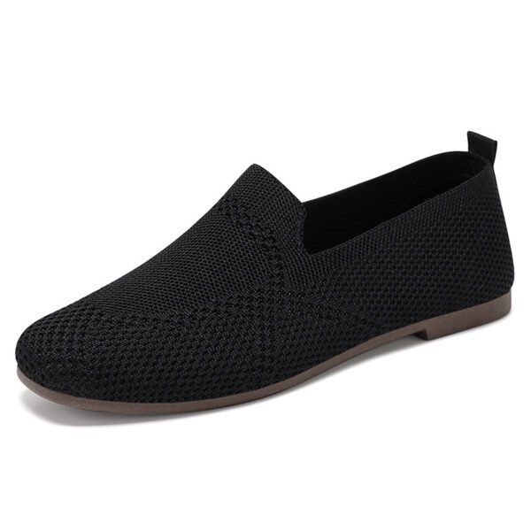 Flyknit Shoes Casual Flat Shoes Women - Image 5