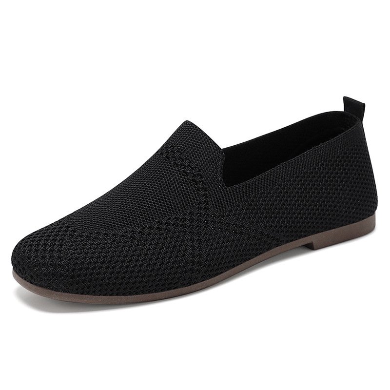 Flyknit Shoes Casual Flat Shoes Women - Image 5