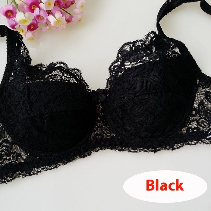 Ultra-thin Breathable Sexy Comfortable Lace Push Up Bra Set - Image 6