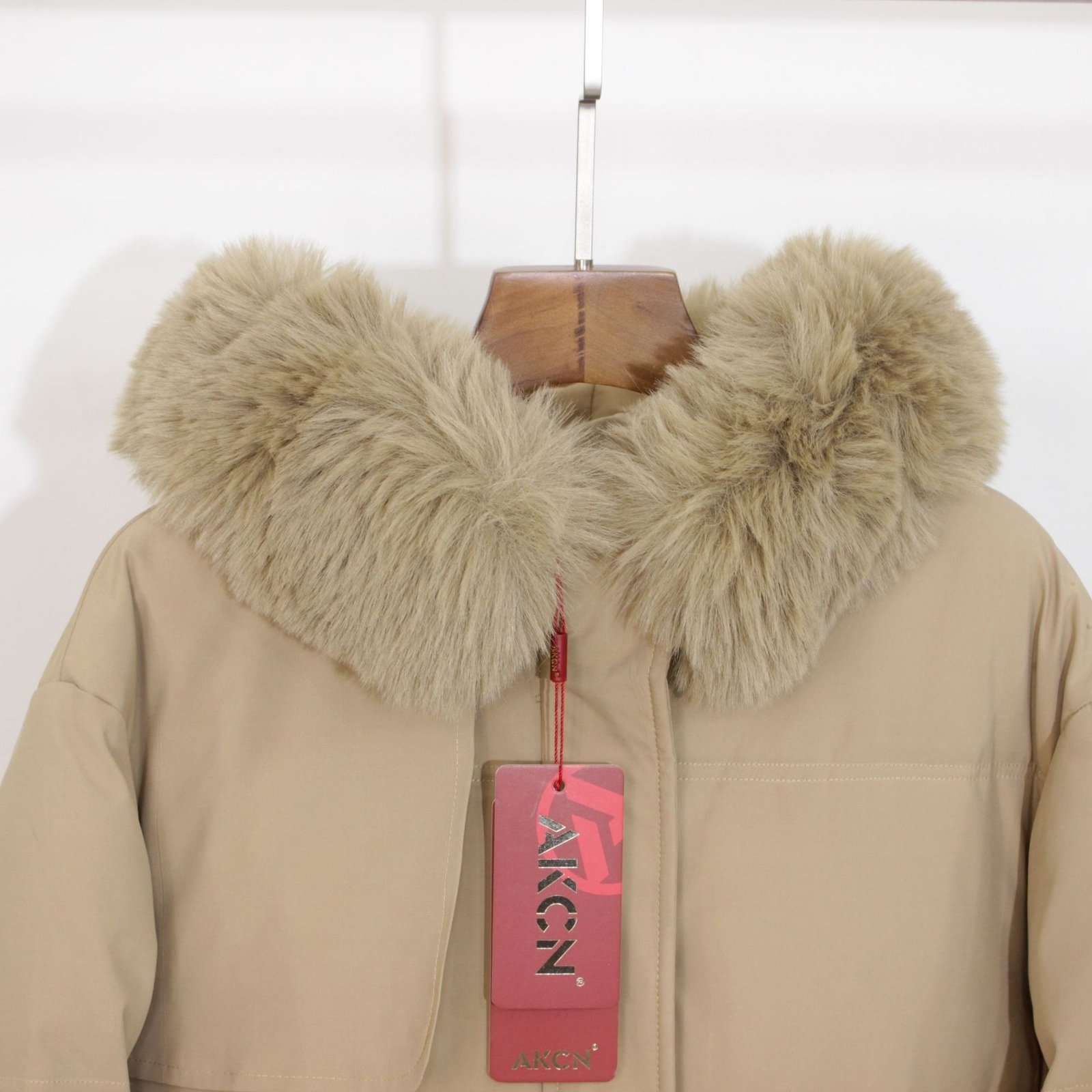 Over The Knee Hood Fur Collar Thickened Warm Cotton Coat - Image 5