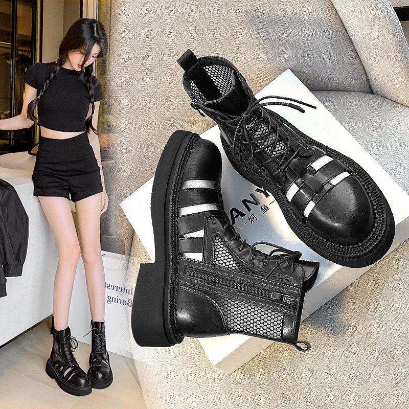 Mesh Martin Boots For Women Summer - Image 2