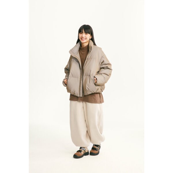 Mechanical Style Winter Down Jacket Women's White Duck Down Thickened Reflective Coat - Image 3