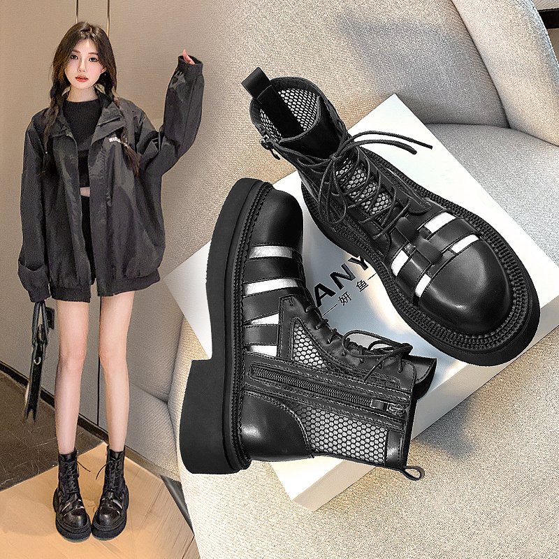 Mesh Martin Boots For Women Summer - Image 7