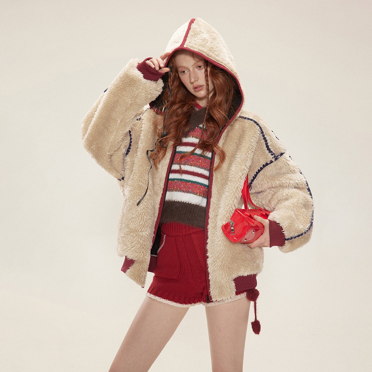 New Winter Velvet Cotton Clothes Lamb Wool Coat - Image 5