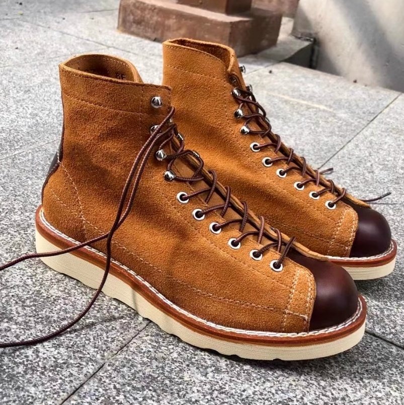 Stitching Martin Boots Retro British Style Boots - Image 3