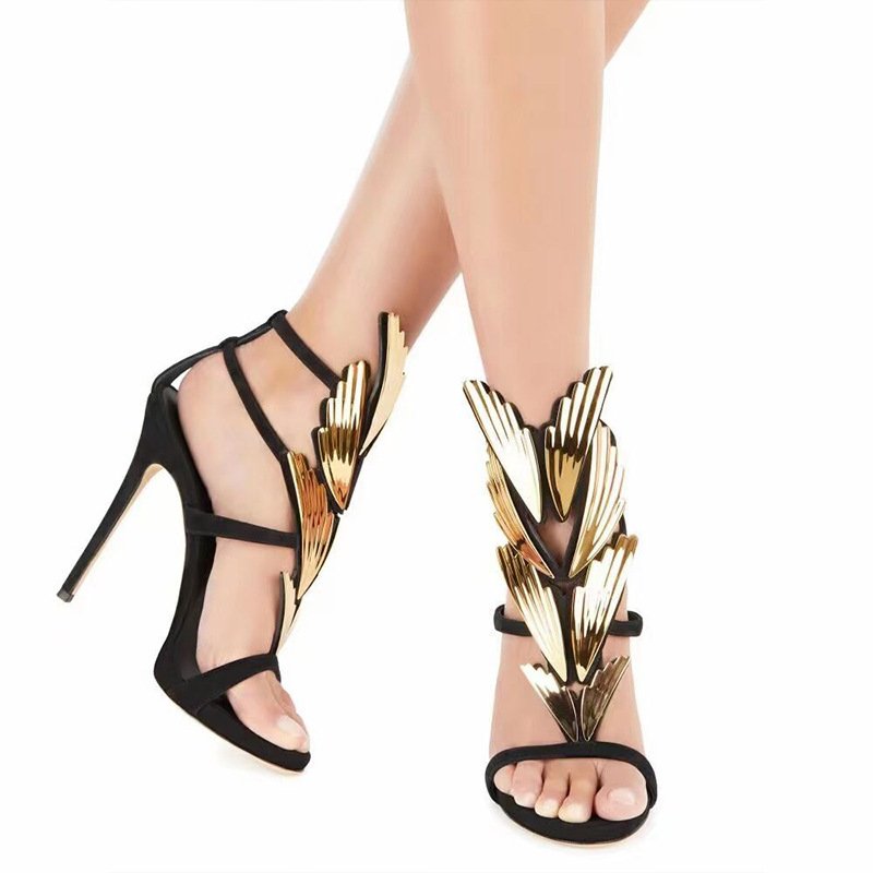 Fashion Angel Wings High Heels Personalized Straps - Image 5
