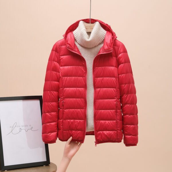 Down Jacket Women's Short Light And Thick