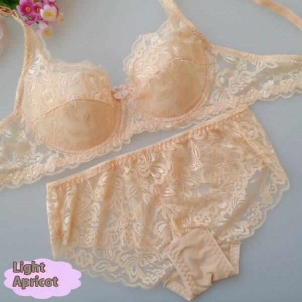 Ultra-thin Breathable Sexy Comfortable Lace Push Up Bra Set - Image 9