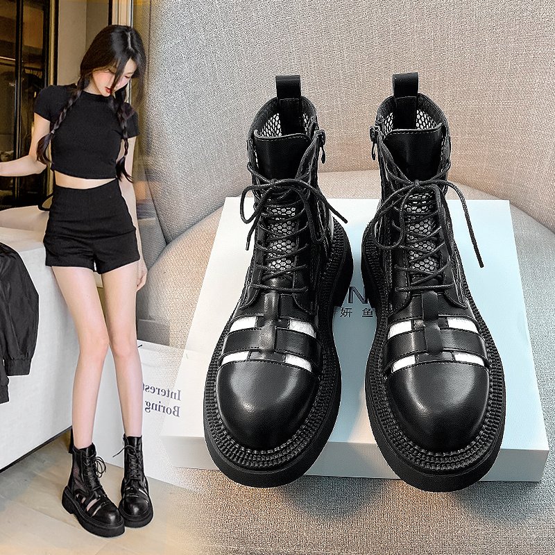 Mesh Martin Boots For Women Summer - Image 3