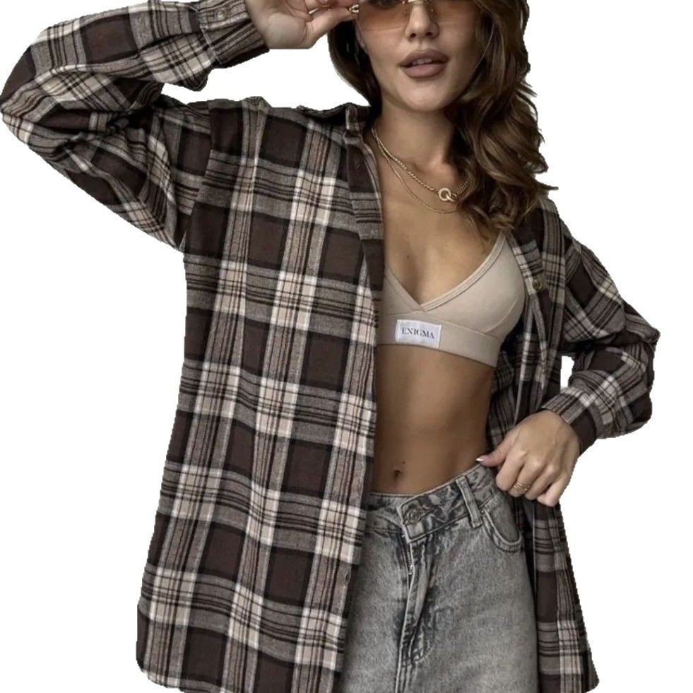 Shirt Women's Retro Style All-matching Striped Long Sleeve - Image 6
