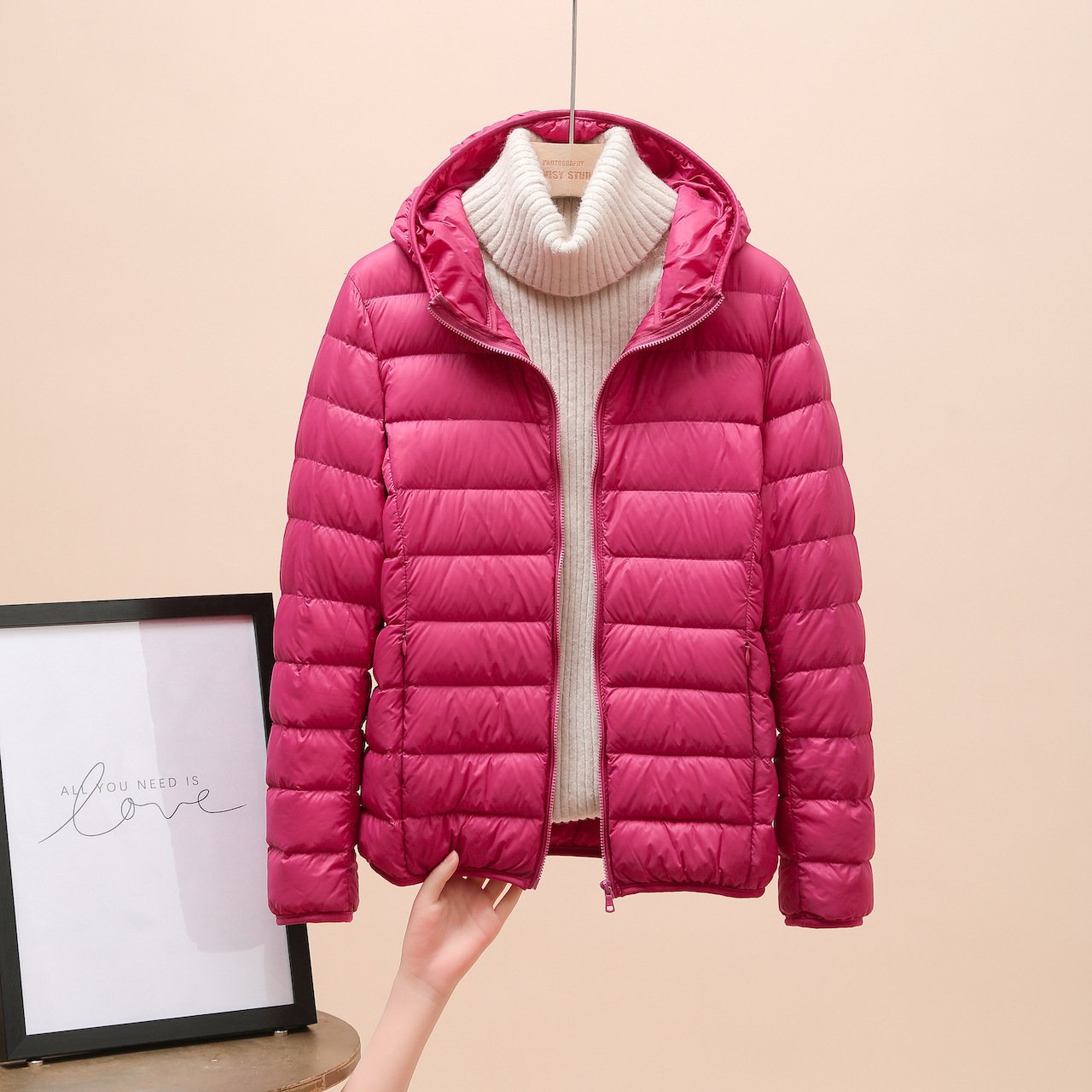 Down Jacket Women's Short Light And Thick - Image 7