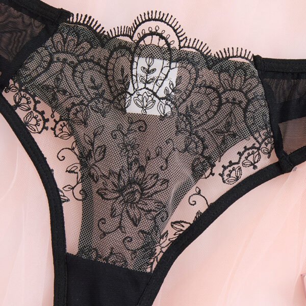 Lace Advanced Simple Three-point Bra Set - Image 5