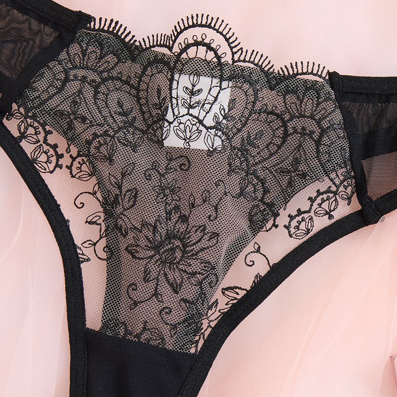 Lace Advanced Simple Three-point Bra Set - Image 5
