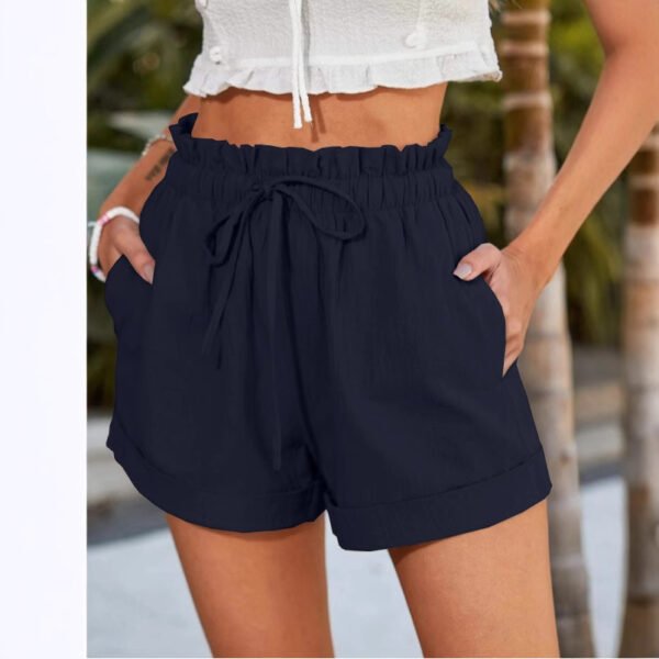 European Solid Color Loose Casual Fashion Shorts For Women - Image 10
