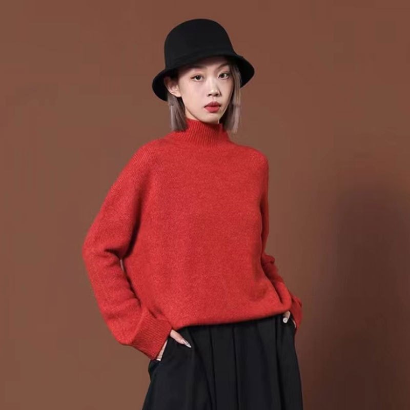 Idle Style Loose Long-sleeved Sweater - Image 3