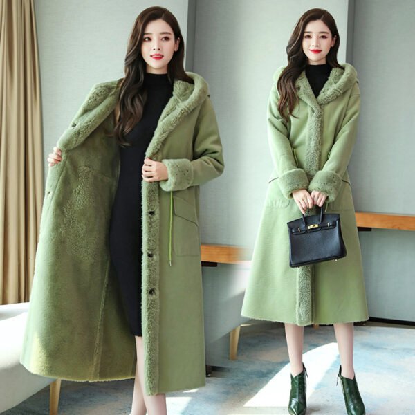 Winter Cotton-padded Jacket Fur Coat Women - Image 6