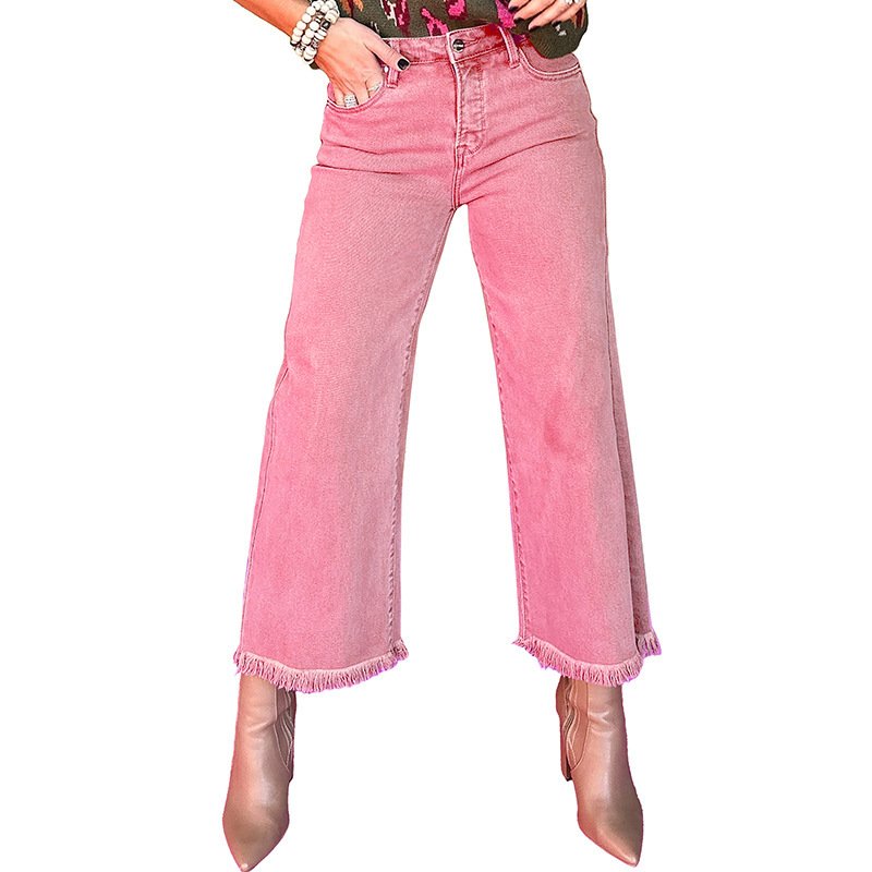 European And American Leisure Versatile High Waist Zipper Jeans - Image 3