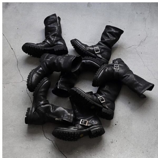 Dark Style Retro Martin Boots For Men - Image 4