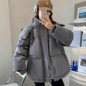 Women's Short Loose Down Jacket Student Winter Cotton-padded Coat
