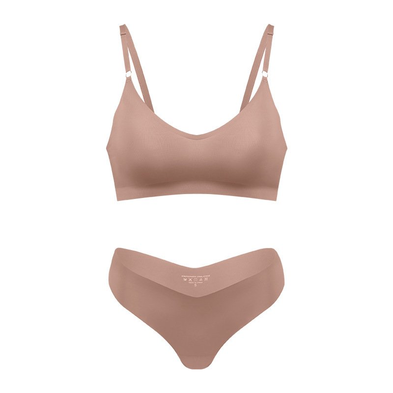 Women's V-neck Breathable Underwear Bra Panties Set - Image 5