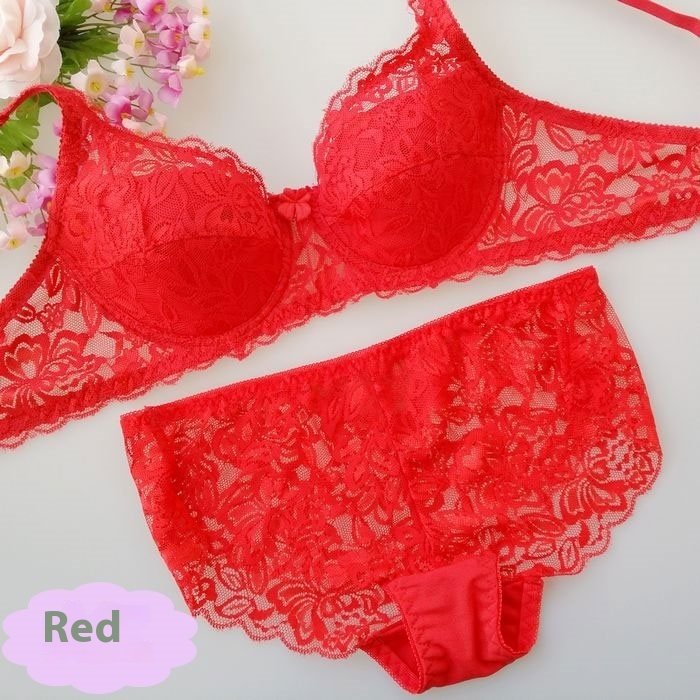 Ultra-thin Breathable Sexy Comfortable Lace Push Up Bra Set - Image 8