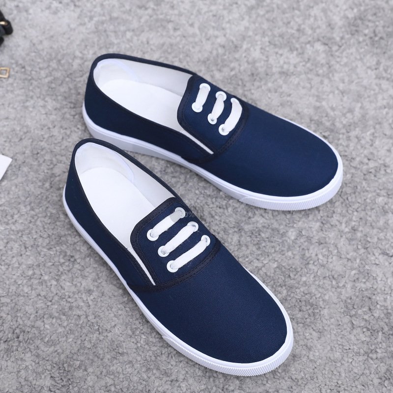 Slip-on Canvas Shoes Flat Women - Image 6