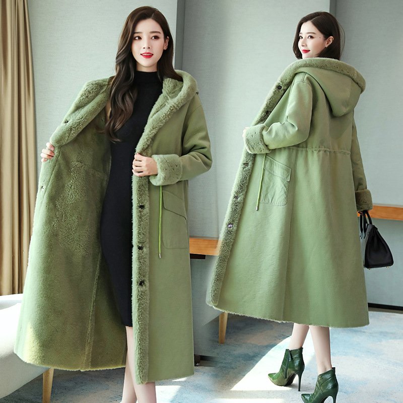 Winter Cotton-padded Jacket Fur Coat Women - Image 4