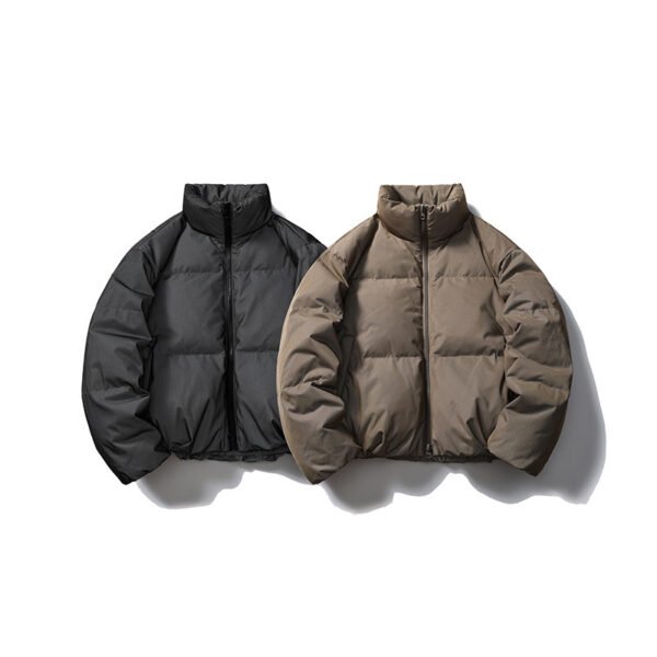 Mechanical Style Winter Down Jacket Women's White Duck Down Thickened Reflective Coat - Image 2