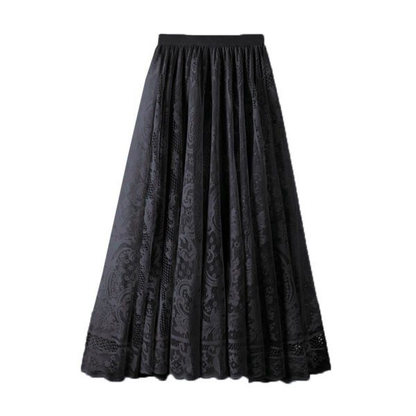Korean Style High Waist Lace Skirt - Image 2