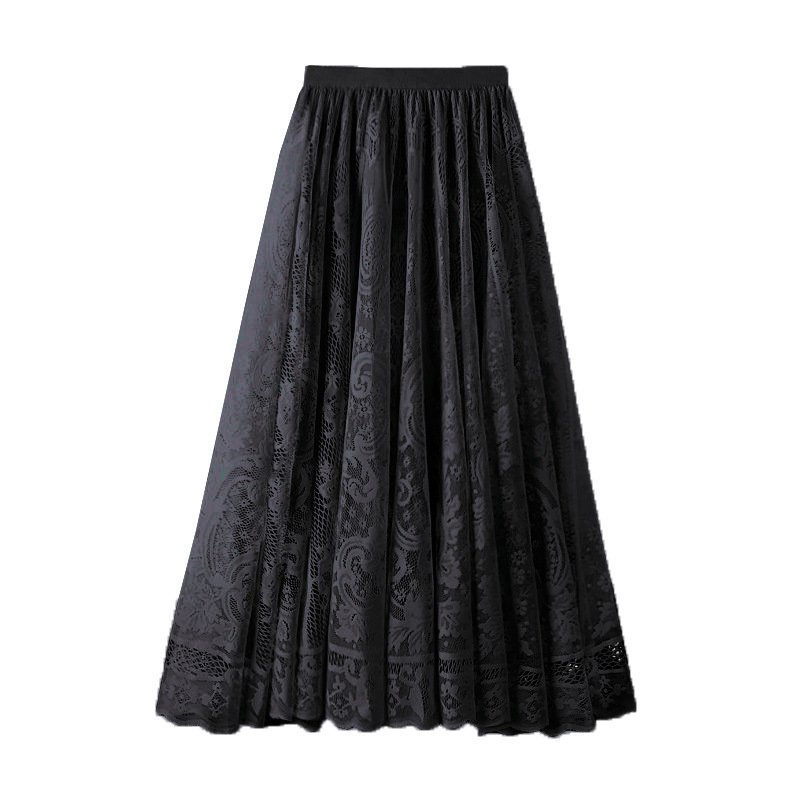 Korean Style High Waist Lace Skirt - Image 2
