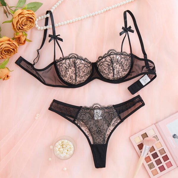 Lace Advanced Simple Three-point Bra Set