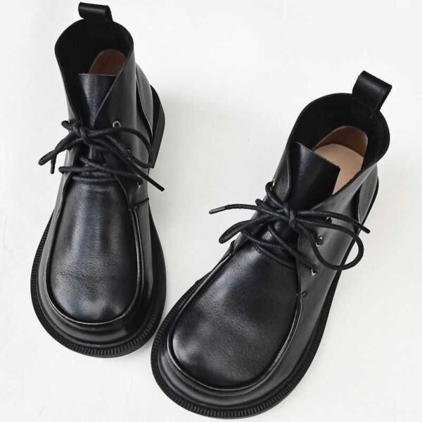 Ankle Boots Pure Leather High-top Women's Shoes - Image 2