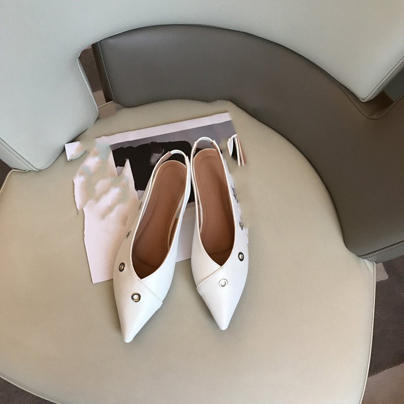 Pointed  Flat-heeled Shoes For Women - Image 3
