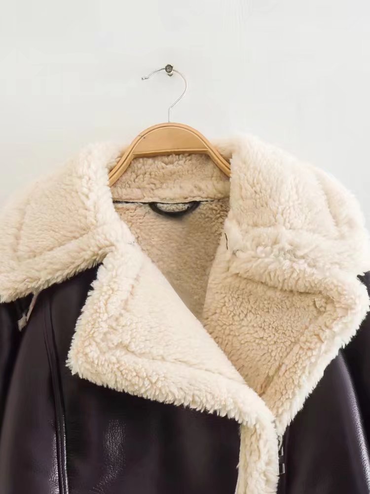 Women's Short Lapel Long Sleeve Slim Fashion Personality Jacket Jacket - Image 6