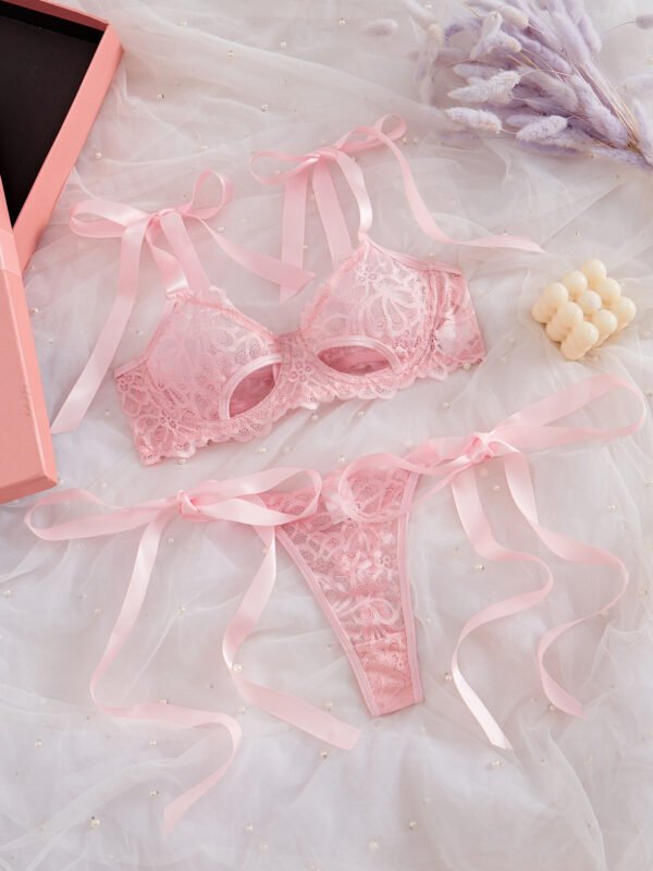 Pure Desire Three-point Bra Panties Two-piece Set - Image 5