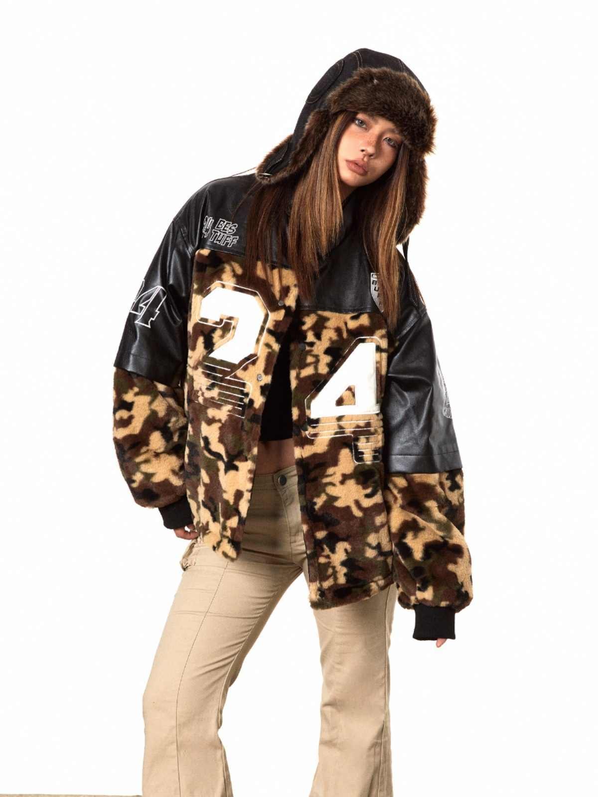 Thickened Camouflage No 24 Cotton-padded Jacket - Image 4
