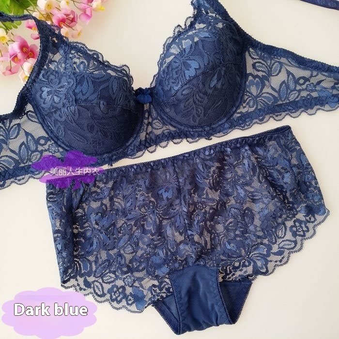 Ultra-thin Breathable Sexy Comfortable Lace Push Up Bra Set - Image 10