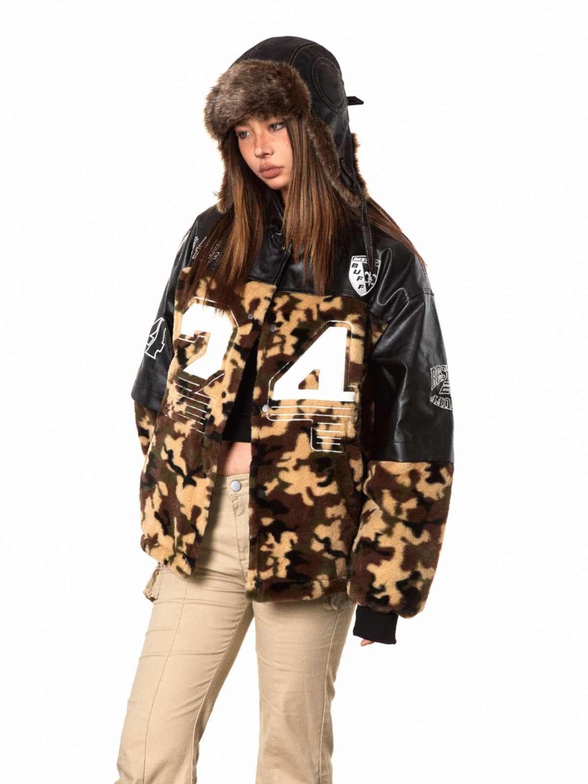 Thickened Camouflage No 24 Cotton-padded Jacket - Image 5