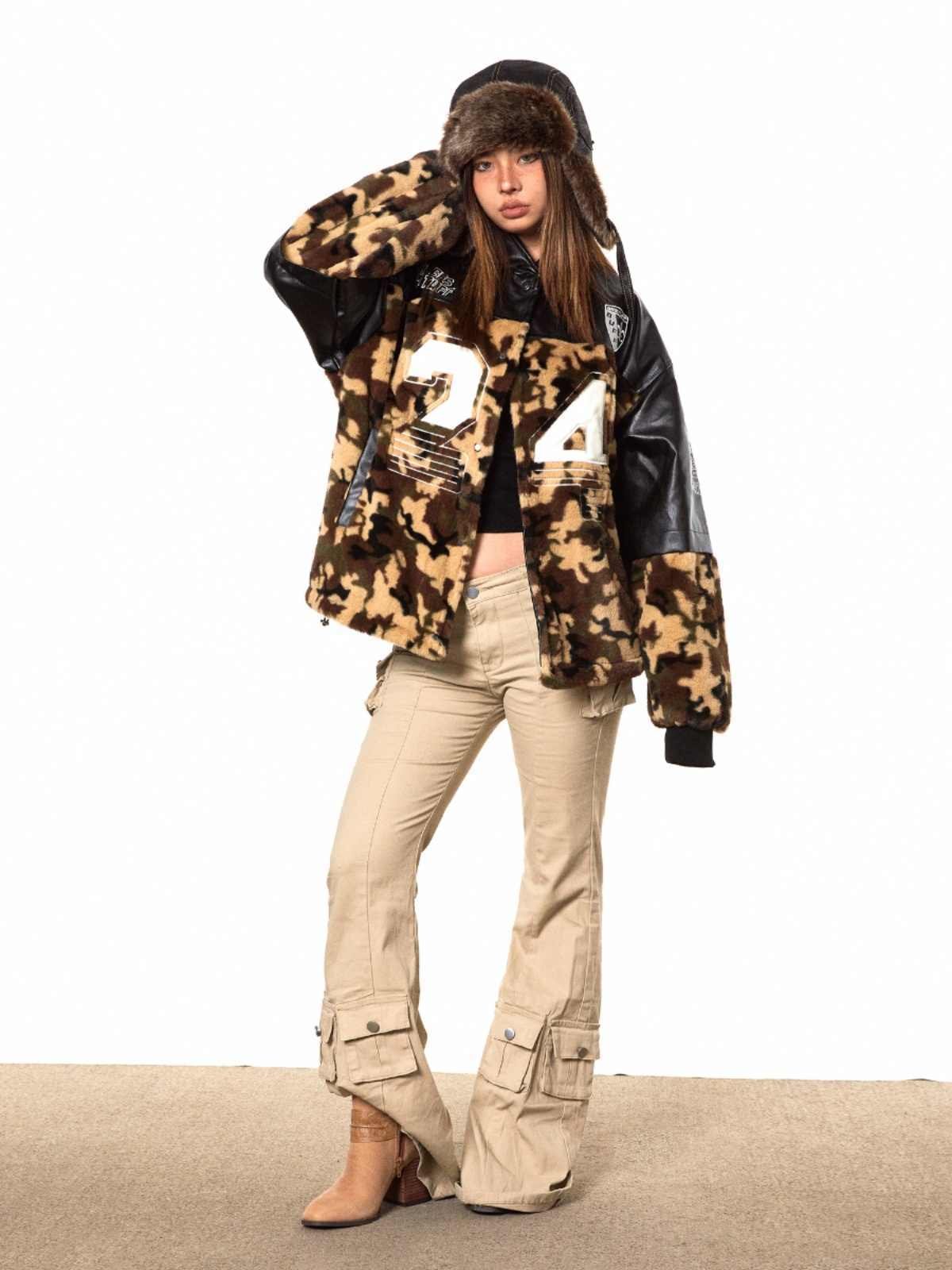 Thickened Camouflage No 24 Cotton-padded Jacket - Image 2