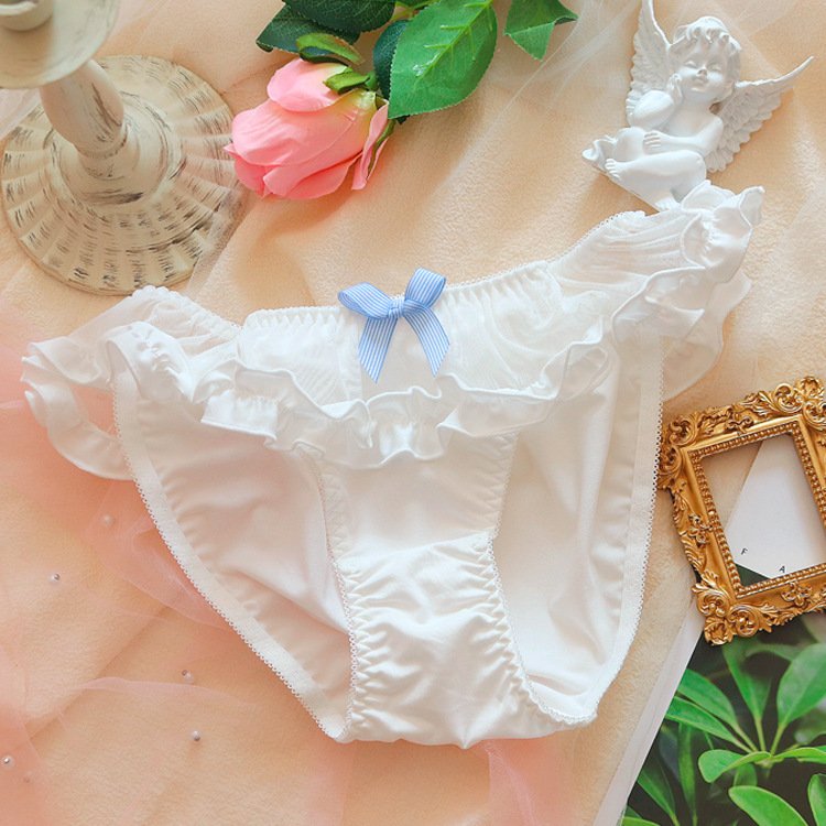 Lace Girl Underwear No Steel Ring Lace Small Chest Comfortable Bra Set - Image 4