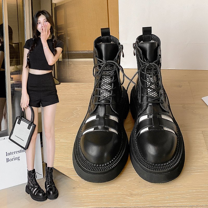 Mesh Martin Boots For Women Summer - Image 9