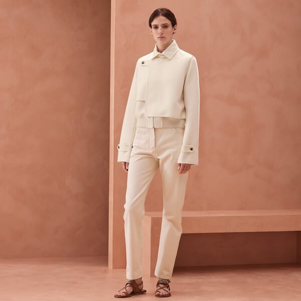 Retro Short Temperamental Women's Genuine Leather Clothes - Image 5