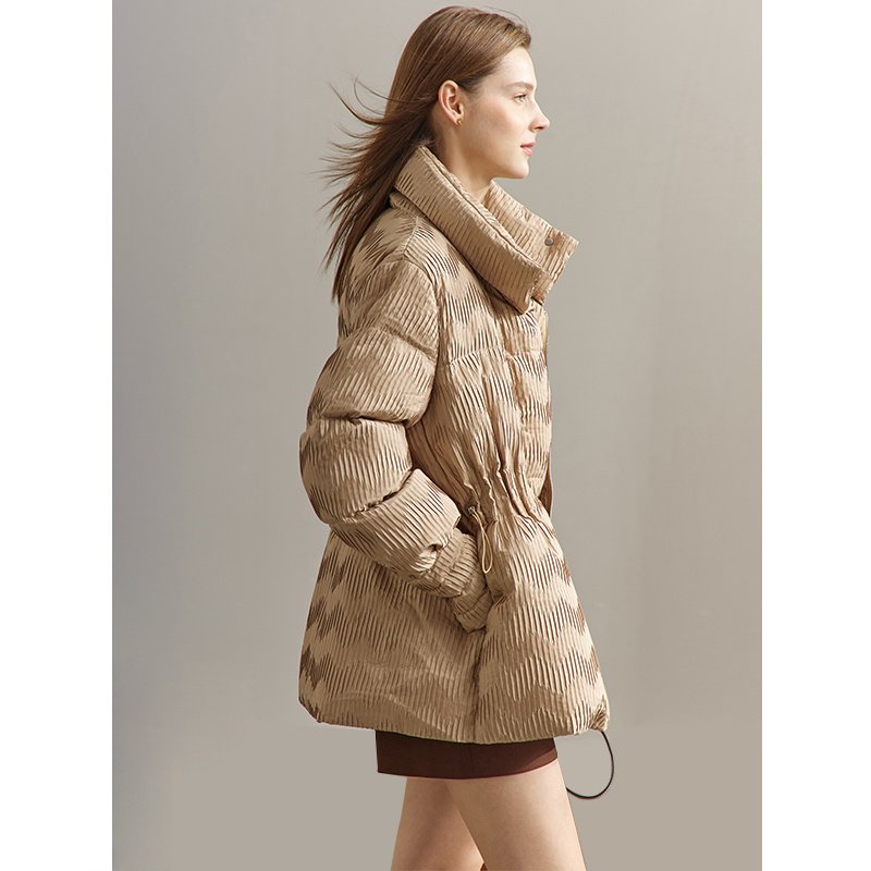 Black Technology Graphene Down Jacket Women's Stand Collar - Image 4