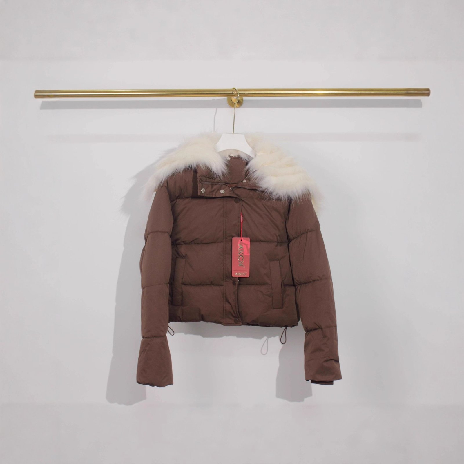 Down Coat Jacket Women's Fur Collar - Image 4