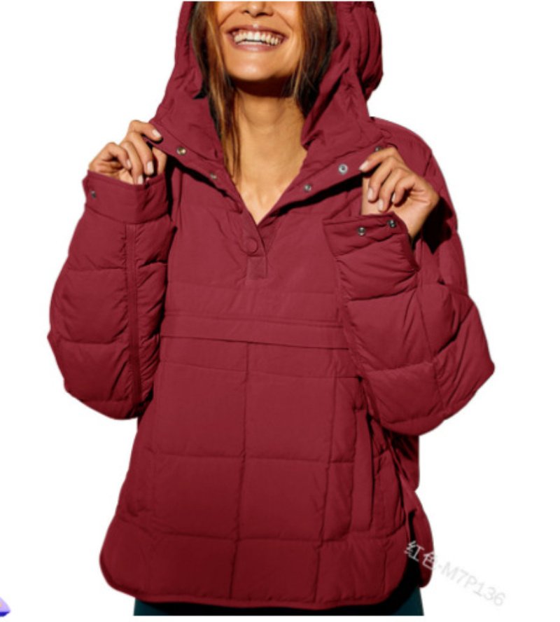 Casual Fashion Solid Color Short Front And Long Back Cotton Coat Round Hem Top - Image 6