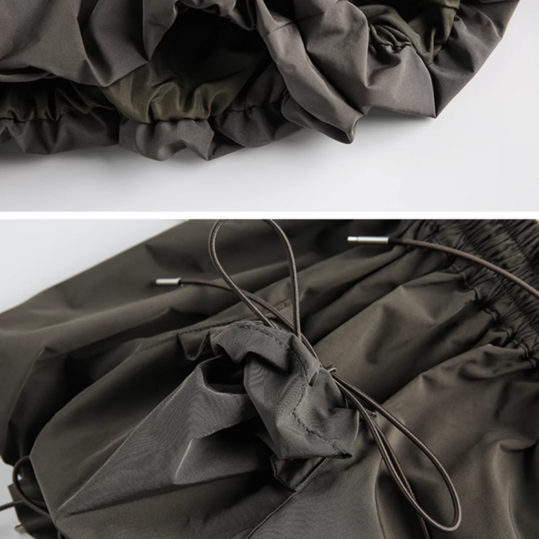 Lace Knot Elastic Design Shorts For Women - Image 5