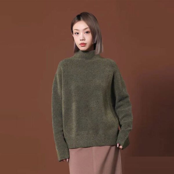 Idle Style Loose Long-sleeved Sweater - Image 5